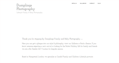 Desktop Screenshot of dumplingsphotography.com